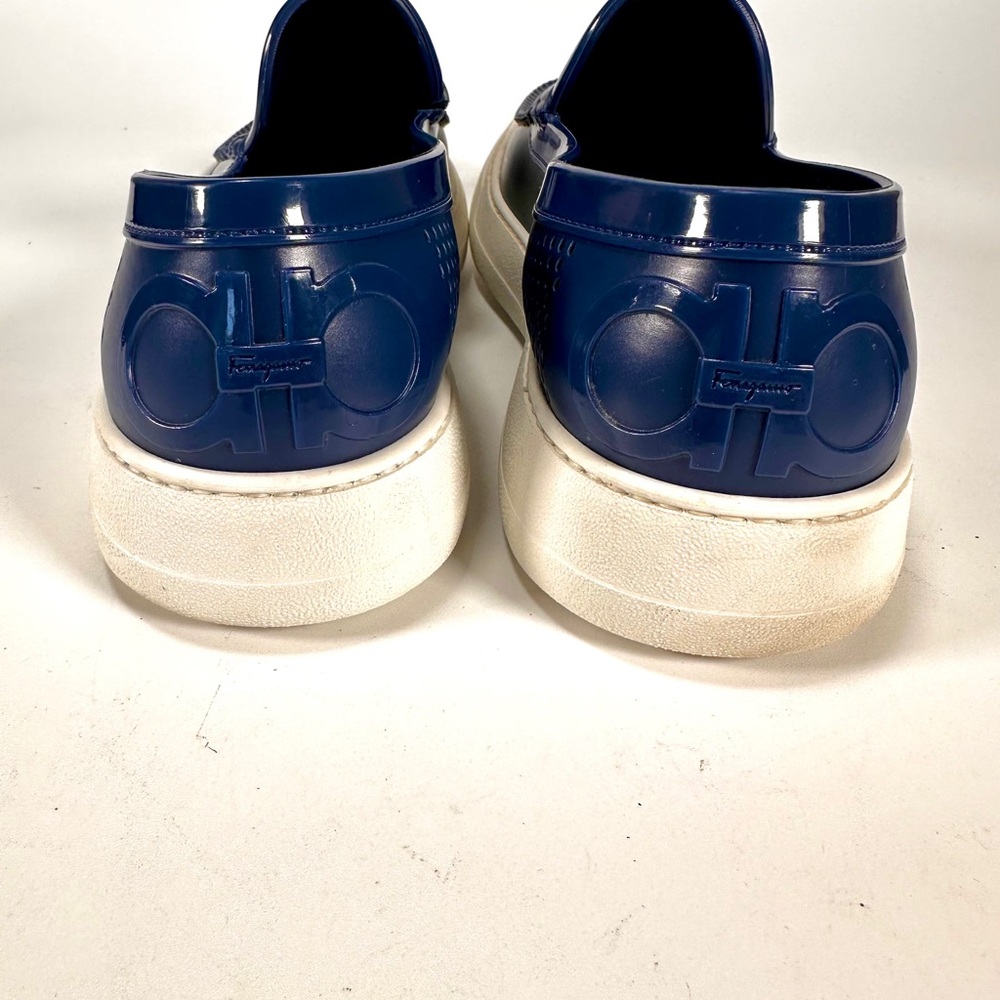 Salvatore Ferragamo Men's Fury 2 Synthetic Loafers/Boat Shoes Size 9 - Picture 7 of 16